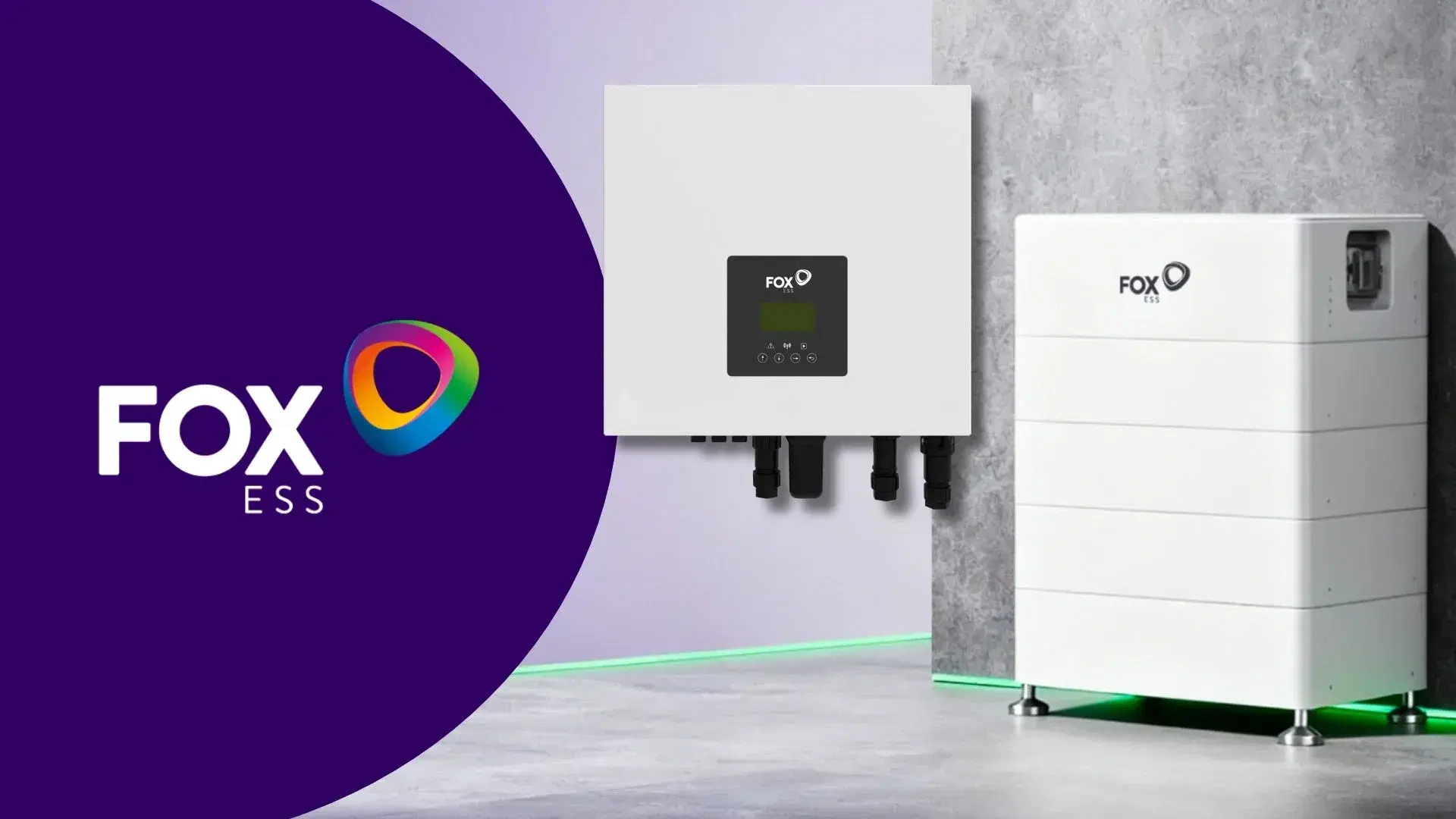 foxess stackable battery hybrid inverter